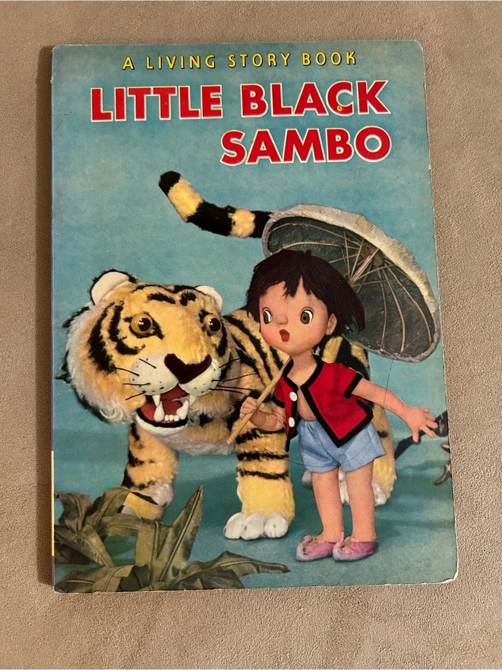 Vintage Little Black Sambo 1962 A Living Story Book